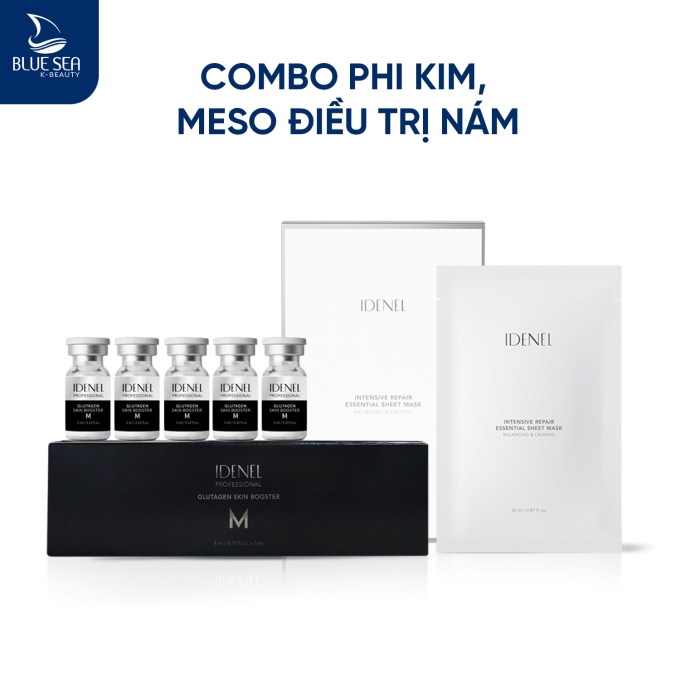 Combo phi kim, meso nano điều trị nám