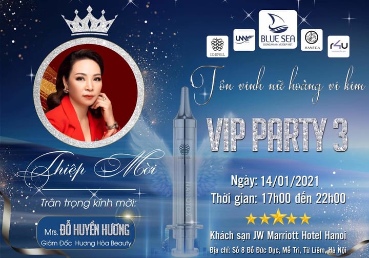 CEO Huyền Hương tham gia VIP PARTY 3